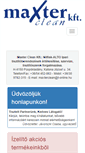 Mobile Screenshot of maxter.hu
